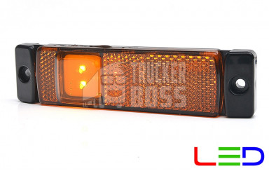 Фонарь габаритный KRONE Желтый 12-24v LED WAS