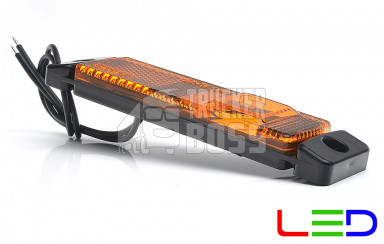 Фонарь габаритный KRONE Желтый 12-24v LED WAS