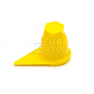 Ковпачок пластиковий на гайку 32 Жовтий Стрілка