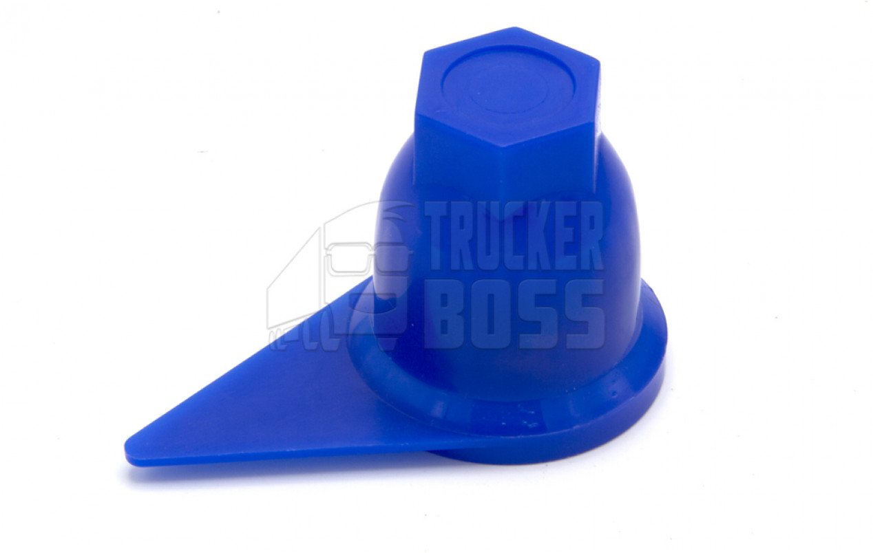 Колпачок пластиковый на гайку 32 Синий Стрелка