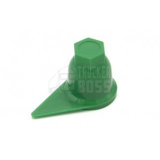 Ковпачок пластиковий на гайку 32 Зелений Стрілка