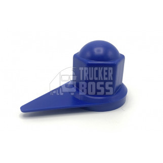 Ковпачок пластиковий на гайку 27 Синій Стрілка