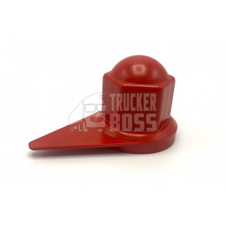 Колпачок пластиковый на гайку 27 Красный Стрелка