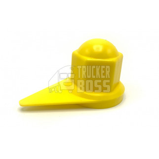 Ковпачок пластиковий на гайку 27 Жовтий Стрілка