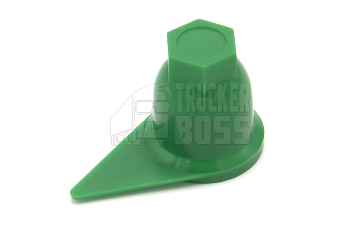 Колпачок пластиковый на гайку 33 Зеленый Стрелка