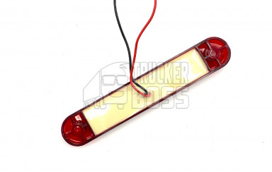 Габаритный фонарь Красный 12-24v 12LED BAD