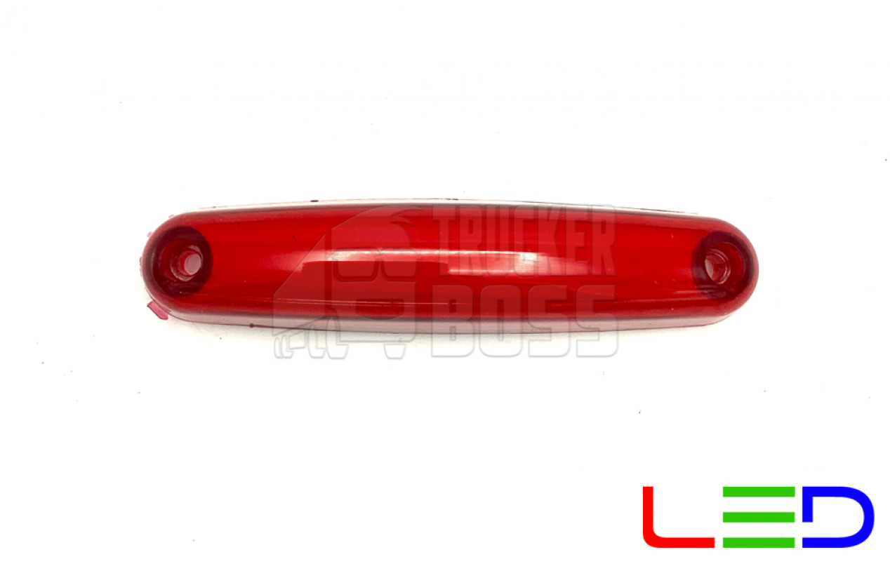 Габаритный фонарь неоновый Красный 12-24v BAD