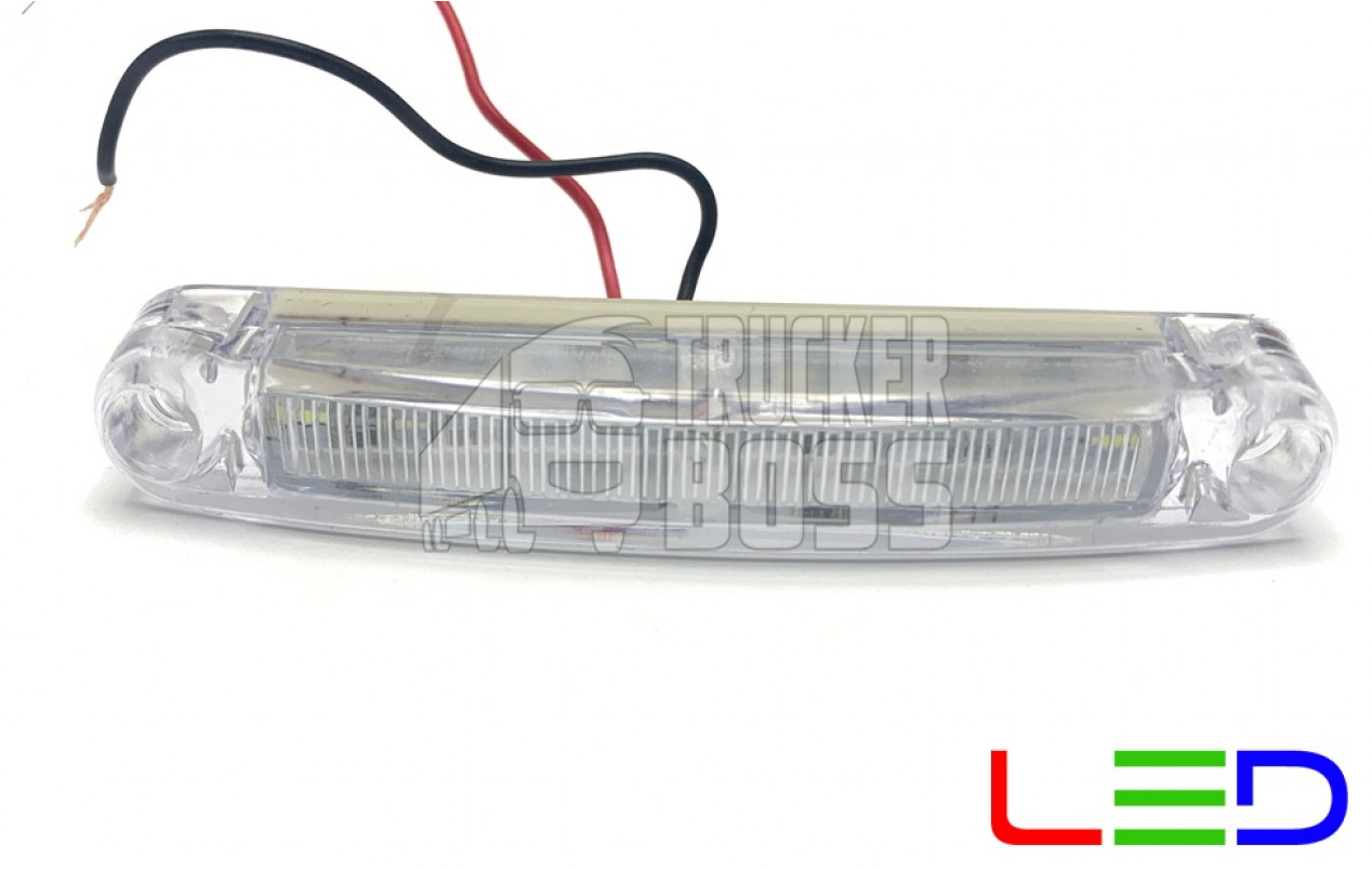 Габаритный фонарь Белый 12-24v 9LED BAD