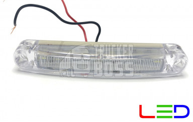 Габаритный фонарь Белый 12-24v 9LED BAD