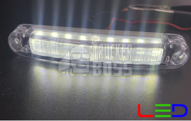 Габаритный фонарь Белый 12-24v 9LED BAD