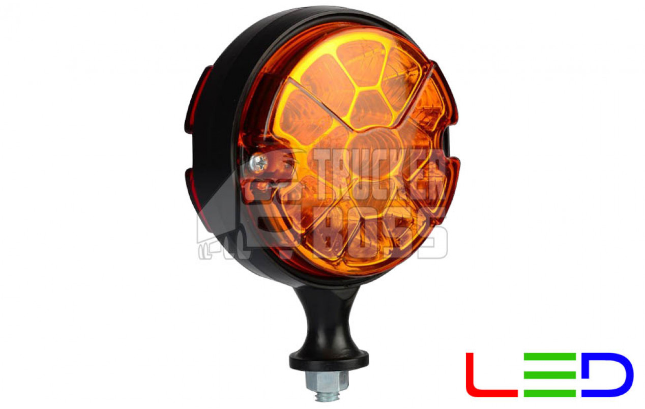 Габаритный фонарь на зеркала 2 цвета 24v LED BAD