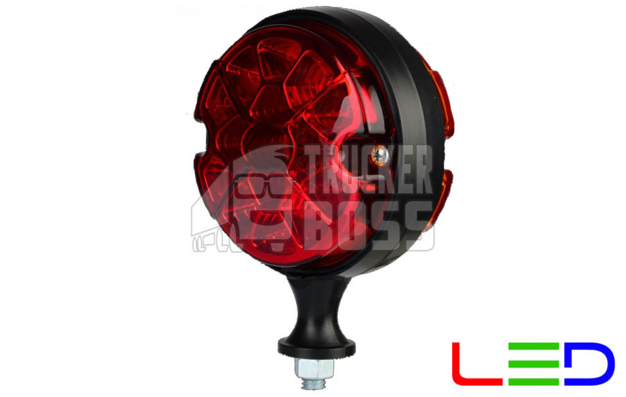 Габаритный фонарь на зеркала 2 цвета 24v LED BAD