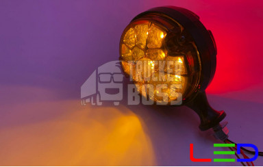 Габаритный фонарь на зеркала 2 цвета 24v LED BAD