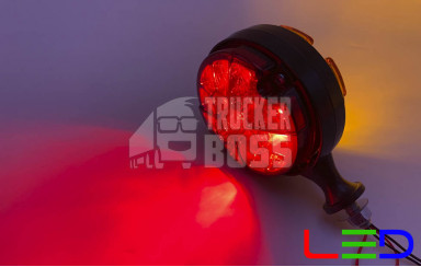 Габаритный фонарь на зеркала 2 цвета 24v LED BAD