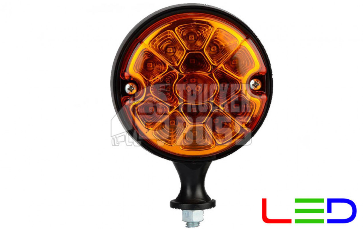 Габаритный фонарь на зеркала 2 цвета 24v LED BAD