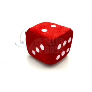 Кубик мягкий на присоске 4х4 Красный