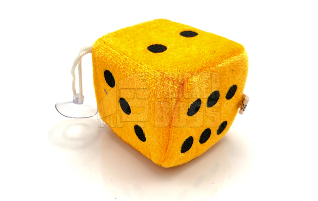 Кубик мягкий на присоске 4х4 Желтый