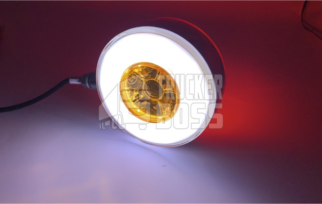Габаритный фонарь на зеркала 3 цвета 24v LED