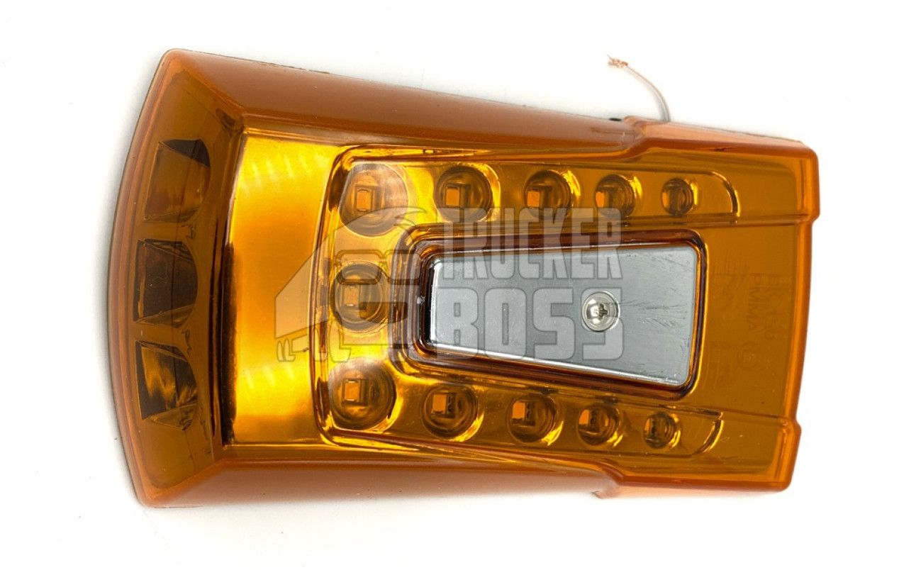 Габаритный фонарь Желтый 24v 2 стороны LED BK