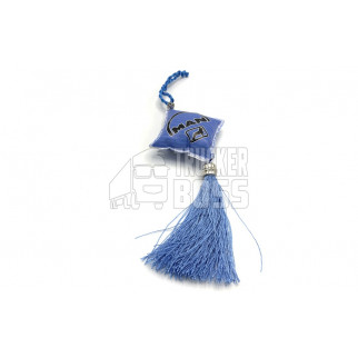 Декоративные подушка-кисточка MAN Синего цвета