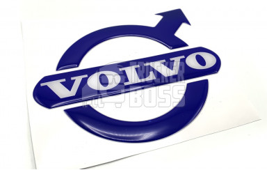 Силиконовая наклейка эмблема большая "VOLVO"