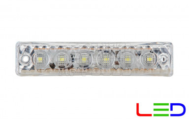 Габаритный фонарь белый 24v LED Carmos