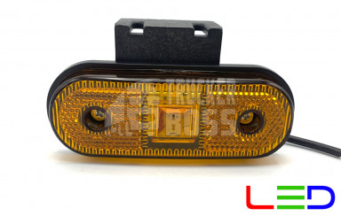 Габаритный фонарь светодиодный Желтый 24v LED ISS