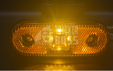 Габаритный фонарь светодиодный Желтый 24v LED ISS