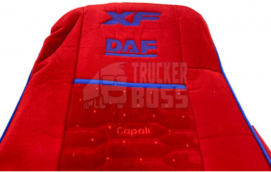 Чохли на велюрові сидіння DAF XF105-106 Червоні