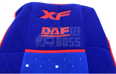 Чехлы на сиденья велюровые DAF XF105-106 Синие