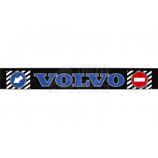 Брызговик резиновый на задний бампер с надписью "VOLVO" Синего цвета 2400*350мм