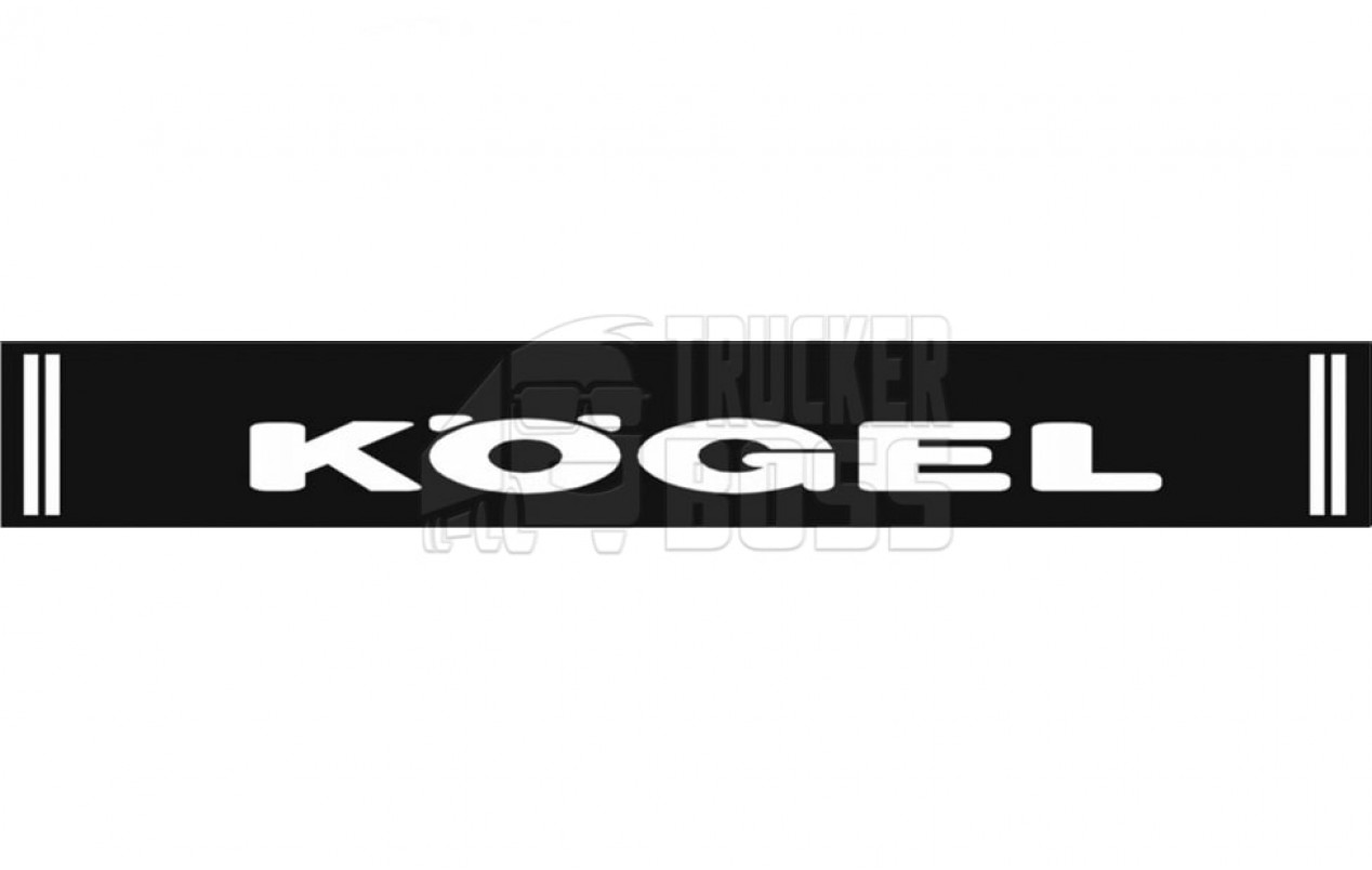 Бризковик гумовий на задній бампер з малюнком "KOGEL" 2400*350мм