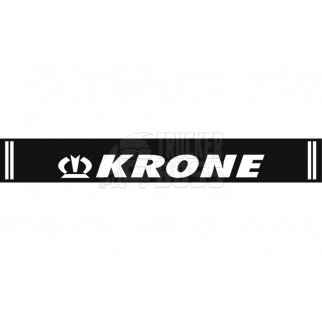 Брызговик резиновый на задний бампер с надписью "KRONE" 2400*350мм