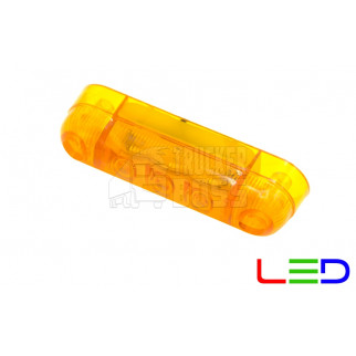 Фонарь габаритный Желтый 24v 3LED Carmos