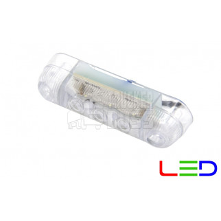 Фонарь габаритный Белый 24v 3LED Carmos