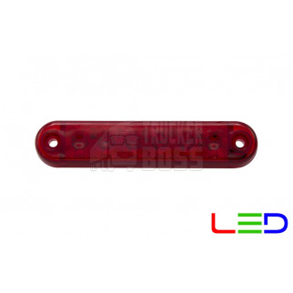 Габаритный фонарь светодиодный Красный 24v 6LED Carmos