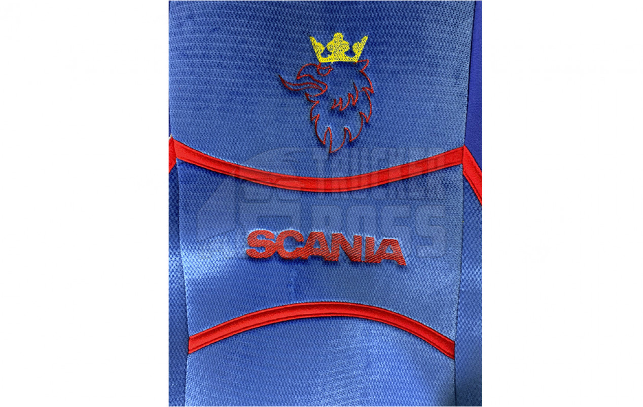 Чехлы на сиденья Scania R Синие