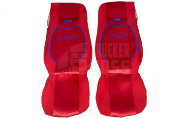 Чехлы на сиденья DAF XF105-XF106 Красные