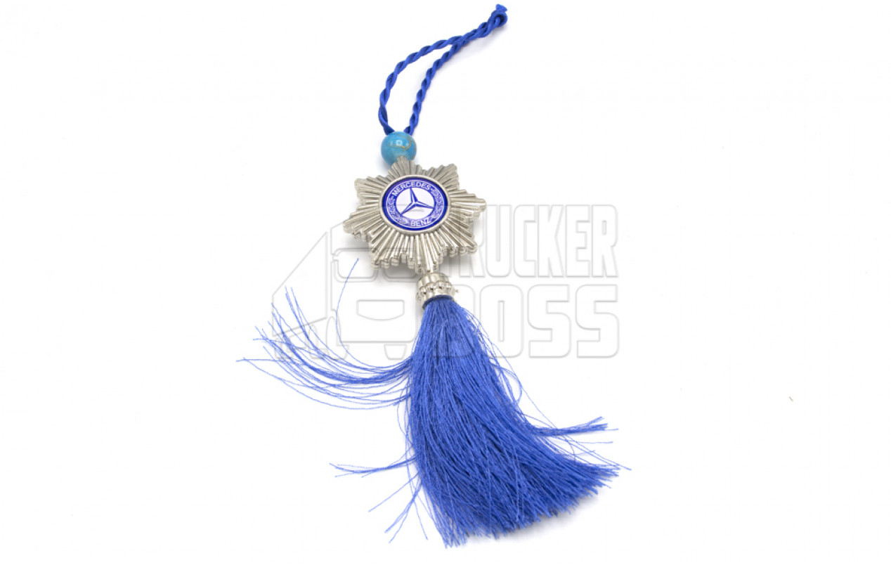 Декоративний елемент "китиця" орден, зірка MERCEDES Синій