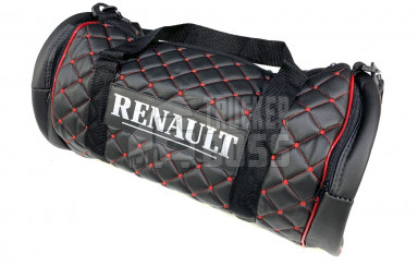 Сумка с логотипом "RENAULT" Черная из экокожи 500х230