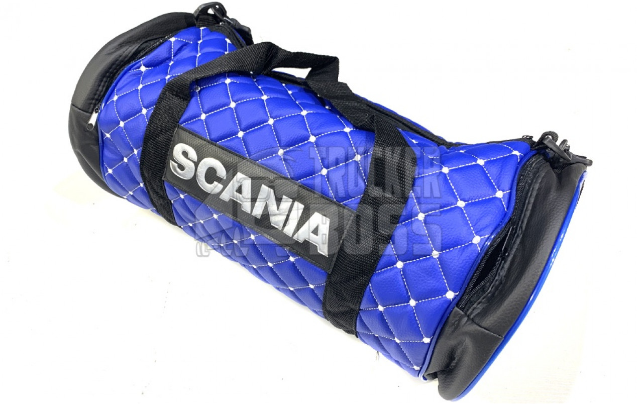 Сумка з логотипом "SCANIA" Синя з екошкіри 500х230