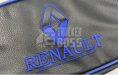 Сумка с логотипом "RENAULT" Синяя из экокожи