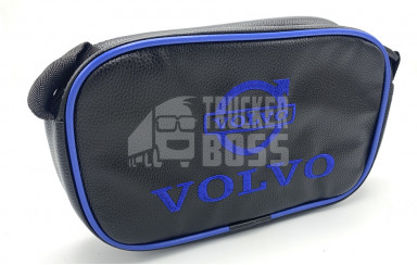 Сумка с логотипом "VOLVO " Синяя из экокожи