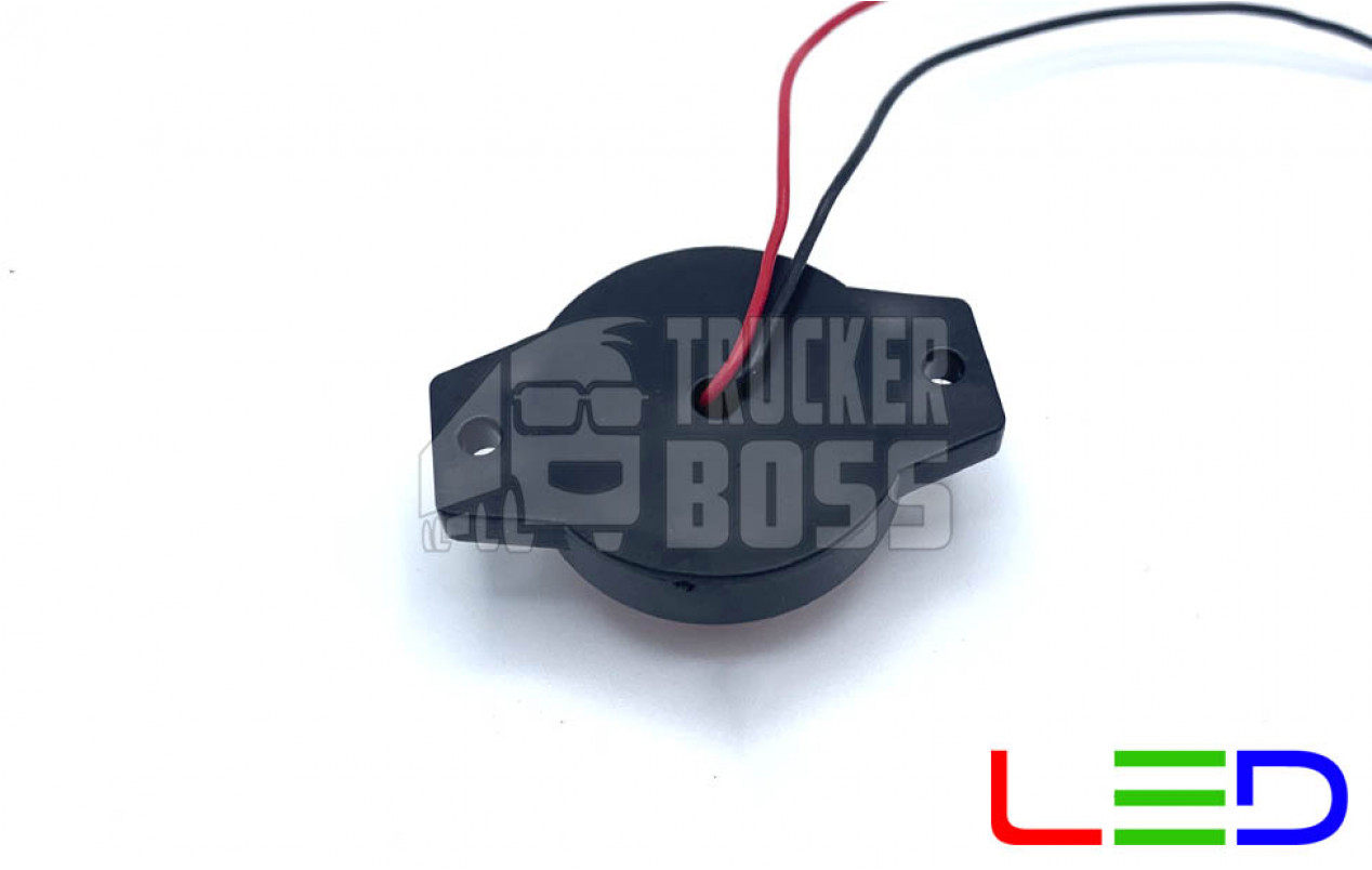 Габаритный фонарь круглый Желтый 12-24v 6LED FR