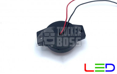 Габаритный фонарь круглый Желтый 12-24v 6LED FR