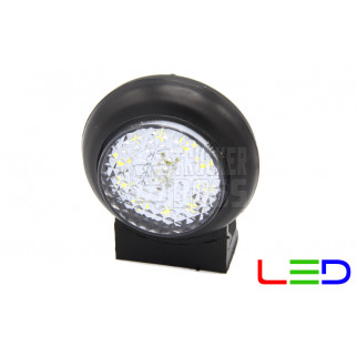 Габаритний світлодіодний ліхтар Білий 12-24v 10LED FR