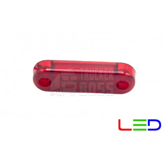 Габаритный фонарик светодиодный Красный 12-24v 3LED FR