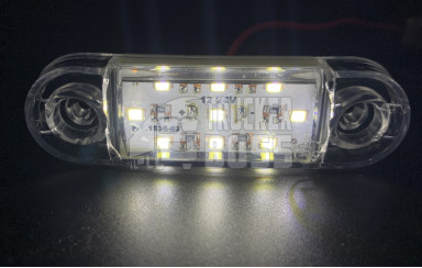 Габаритний ліхтарик світлодіодний Білий 12-24v 9LED FR