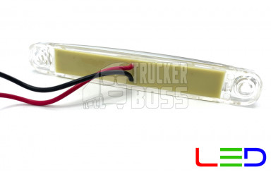 Габаритный фонарь Белый 12-24v 9LED FR