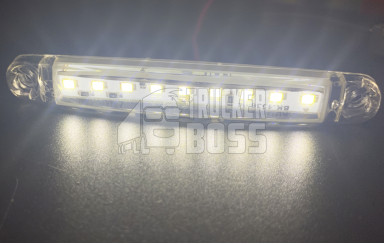Габаритный фонарь Белый 12-24v 9LED FR